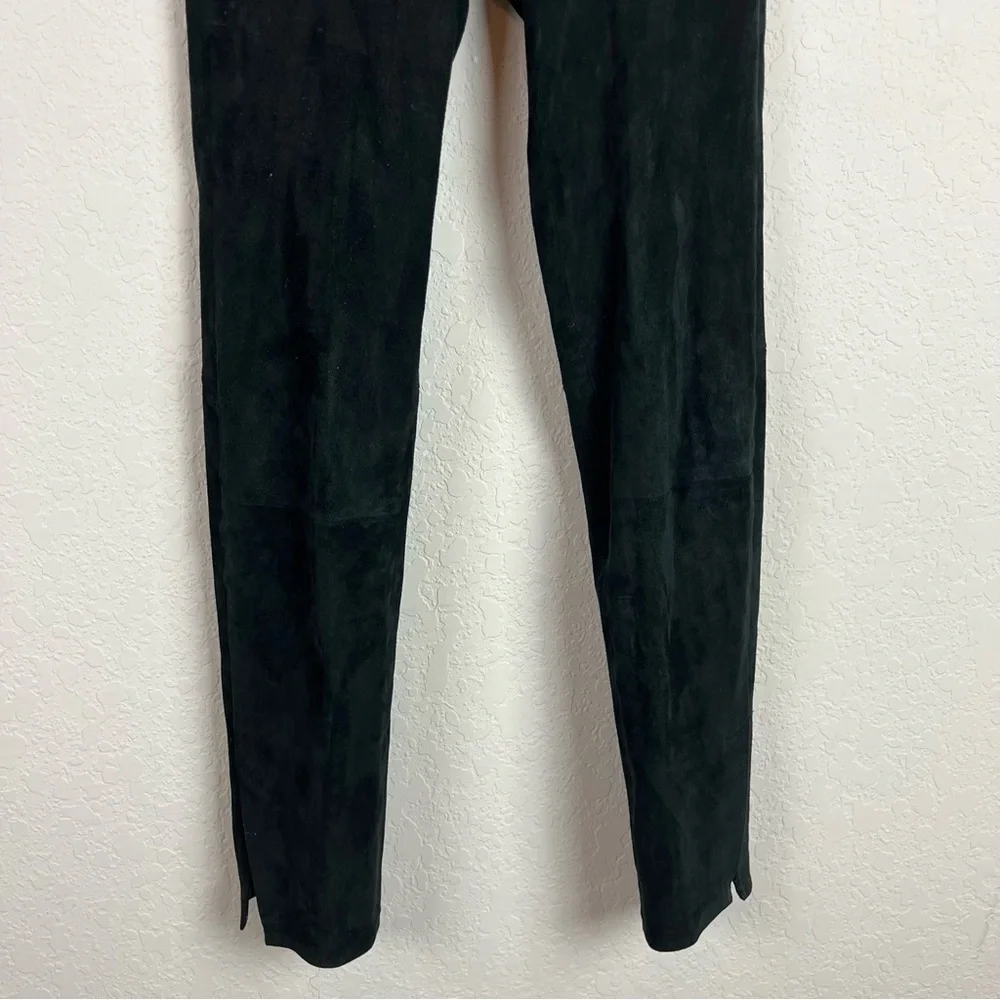 Vince Suede Lamb Leather Leggings Straight Leg Pants